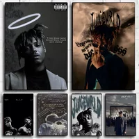 Legends Tribute Juice WRLD Hip Hop Poster HD art wall waterproof home living room bedroom bar aesthetic decoration
