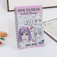 Anime Drawing Tutorial Book for Beginners, Human Body Structure & Dynamics, Hand-drawn Copying, Journal Doodling, Must-have for