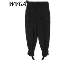 WVGA Spring Autumn New Man Tide Dark Style Trendy Multi Pockets Adjustable Leg Straps Buckles Niche Chic Casual Pants Ins W21075