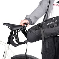 AliExpress NEWBOLER Bicycle Saddle Bag Holder Large Capacity Waterproof Bicycle Bag Quick-release Rear Pannier Rack for MTB Road Bike
