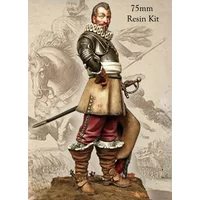 1/24 75mm Scale Resin Figure Model Kit Historical Figure Miniature Diorama Wallenstein Unassembled and Unpainted Free Shipping