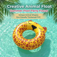 Giant Animal Pool Float Adult Inflatable Swim Ring Flamingo Swan Shark Thick PVC Summer Beach Lake Water Party Toy