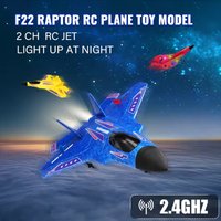 KF803 RC Plane 2.4G With LED Lights RC Flying Model Glider Remote Control Vertical Plane EPP Foam Toy Airplane Gifts For Holiday