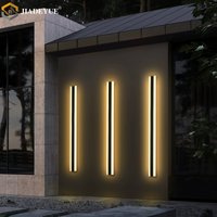 Modern waterproof outdoor strip LED wall lamp IP65 villa courtyard wall lamp garden porch lamp 110V 220V