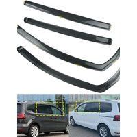 4pcs Auto Window Wind Rain Sun Guard Deflectors Protector Sheet Tint Tea For VW Sharan 7N Seat Alhambra 710 MPV 2010-2020