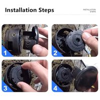 1/2/3Pcs Strimmer Trimmer Line Spool Feed Lawn Mower Cutting Line Head For F016800569/F016800385 Strimmer Line Spool