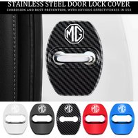 Universal Car Door Lock Cover Stainless Steel Anti Wear Accessory For MG HS ZS GS 3 5 6 7 Hector TF GT ZR