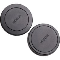 Rear Lens Cap Camera Cover Set Rear Lens Cap + Camera Body Lens Cap For Canon Canon EOS M EOSM M2 M3 M5 M6 Mark II M10 M50 M100