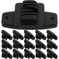 50 Pcs Insulator Accessories Durable Electric Fence Wire Outdoor Post Insulators For Farming Supplies Plastic Fence Insulators