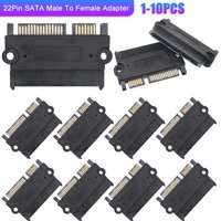 SATA Male To Female Power Data Converter 22Pin Power Data Adapter SATA To SATA Converter SATA To SATA Adapter