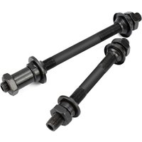 1pc Bicycle Hub Hollow Shaft Axle Conversion Front/Rear 9.5mm Shaft 108/144mm CarbonSteel Adapter For QR Upgrade Conversion Axle