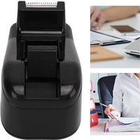 Portable Tape Dispenser with Cutter for Plastic Tape Heavy Duty Handheld Tool for Packing Sealing Organizing Easy Pull and Cut