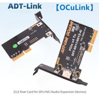 PCIe 5.0 X4 External Graphics OCuLink PCI-E To SFF 8611 Adapter w Chip PCI Express 4X To SFF-8612 Expansion Adapter Convert Card