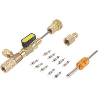 Tools HVAC Tool For Refrigeration Equipment 1/4 And 5/16 Installer Tool Port Adapter For Air Conditioning Systems