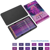 H&B 12 Color Oil-Based Colored Pencil Set,Professional Premium Art Drawing Supplies ForAdults&Students,Sketching&Shading Pencils