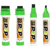 POP Waterproof Paint Permanent Refillable Marker Pen 20mm Sketching Graffiti Markers Poster Pen School Supplies