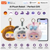 Panda:Tuya Smart Al Plush Robot | Perfect Gift-W/Interactive Eyes and Voice Control,Perfect for Kids Gift/Smart Home
