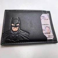 2026 Leather Bat Wallet Personalized Superhero Mask Card Holder Bat ID Heroic Wallet Gift 2026