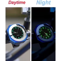 AliExpress NONE Aluminum Luminous Quartz Watch 22-28mm Motorcycle Scooter Bicycle Handlebar Mount Clock Time Display Clock Moto Accessories