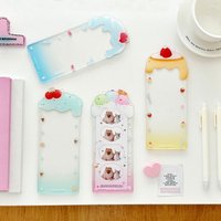 Acrylic Ice Cream Photo Booth Frames - Cartoon Photo Booth Album For 2x6 Inch Photo Strips Wedding Album 2 x 6 Bookmark Holder