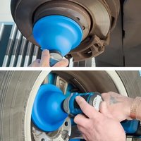 150mm Wheel Hub Brush Silicon Carbide Disc Wheel Hub Resurfacing Kit Rust Removal Tool Tire Change Rim Cleaning Tool