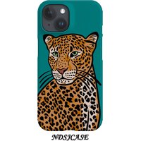 Leopard Up-Close Phone Case for iPhone 17 16 15 14 13 12 11 X XS XR XSMAX 7 8 Air Pro Max Plus Luxury Double-layer Back Cover