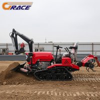 Customized 35HP Diesel Tractor with Hydraulic System for Heavy Duty Farm Operations Transport Jobs with Excavator for Sale