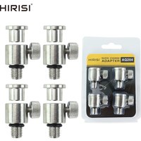 Hirisi Carp Fishing Alarm Adaptor Stainless Steel Quick Change Connector For Carp Fishing Alarms Rod Pod Bank Sticks