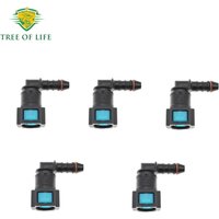 1/2/5PCS Car Quick Release Fuel Hose Connector Pipe Rubber Coupler ID6 7.89 Gas Fuel Line Fittings Tools Car Accessories