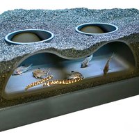 Benthic Organisms Underground Slopes Caves Double Hole Aquariums Aquariums Scenic Hiding Places Cave Aquariums Decorative