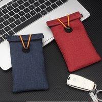 1pc Pouch Signal Blocking Bag Anti Theft Protector For Car Key Fob Smartphone Keyless Entry Safety Storage Pouch