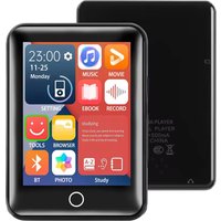 64GB+4GB MP3 Player Bluetooth 5.0 With 2.5’ Full Touch Screen Supports up to 128GB (Black)