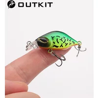 OUTKIT 2023 NEW Arrive Japanese Design Small Lures Fishing Lure 3.2g 4cm Sinking Minnow Mini Hard Bait For Perch Trout Bass