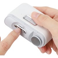 Automatic Electric Nail Clippers USB Rechargeable Nail Trimmer Grinder Clipper Cutter Polishing Tools With Light For Baby Adult