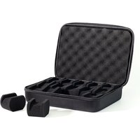 15-Fach Uhrenaufbewahrungsbox Tragbarer Schmuck-Organizer Vitrine für Uhren Heimsammlung Geschenk