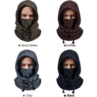 AliExpress NONE Winter Warm Mask Polar Fleece Winter Sports Cap Face Cover Neck Warmer Adjustable Drawstring for Cycling Skiing Motorcycling