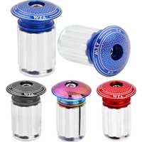 2PCS Bicycle Handlebar End Plugs Aluminum Alloy Handle Bar Grips Cap Multi-color Cover For MTB Mountain Bike Road Cycling