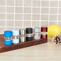 1Pc Stainless Steel Manual Salt Pepper Grinder Portable Mini Mill For Kitchen Spices Herb Rose Salt