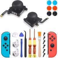 2/10PCS TMR Anti-Drift Electromagnetic Joystick for JoyCon Controller Repair Replacement Tunnel Magnetic Resistance Joystick