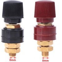 2pcs/Set 6mm 8mm Brass Stud Premium Remote Car Battery Power Junction Post Connector Terminal Kit Auto Accessories