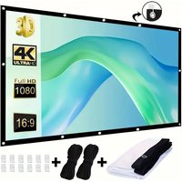 Projector screen 16:9 indoor/outdoor used for theater/office backyard party theater screen 100/120inch Projector screen