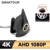 SMARTOUR Golden 4K 1080P Front View Camera For VW Golf 4 5 6 7 MK4 MK5 MK6 MK7 Passat B6 B8 CC Polo 6R T4 T5 Tiguan Caddy Touran