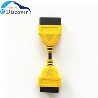For ELM327 OBD2 16Pin Extension Cable adapter 13cm 16 Pin Male to Female OBD II OBD2 yellow Extension Cable Connector