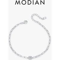 MODIAN Clear D Color Moissanite Bracelet 0.3 Carat Lab Diamond 925 Sterling Silver Elegant Bracelet For Women Fine Jewelry