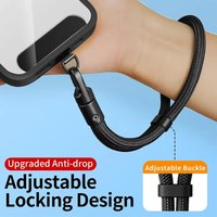 Anti-Drop Cell Phone Neck Lanyard 360° Rotatable Clip Adjustable Strap Universal Crossbody Lanyard for All Phone Cases
