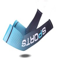 AliExpress NONE 1/2pairs Summer Fashio Sunscreen Ice Silk Sleeve UV Sun Protection Cooling Anti-Slip Arm Sleeves Men Women Outdoor Sport Cycling