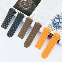 Men's Rubber Strap For HUBLOT Series Sports Strap 19mm*29mm Women's Silicone Rubber Strap Folding Buckle 24mm Watch Accessories