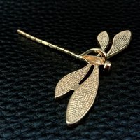 Wholesale 10 PCS Dragonfly Gold Plated Oval Brass Charm Pendant Jewelry Making DIY