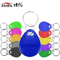 5YOA 10pcs Clone EM4305 T5577 Proximity Duplicator Copy 125khz RFID Tag llaveros llavero Porta Chave Card Key Fob Token Ring