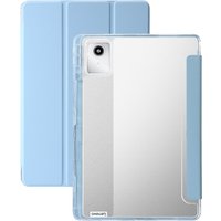 With Pencil Holder Case for Lenovo Tab M11 Xiaoxin Pad 2024 Translucent Back Soft Protective Case Tab idea 11 xiaoxinPad 2025